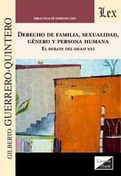 portada Derecho de Familia, Sexualidad, Genero y Persona Humana