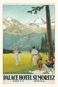 portada Vintage Journal Golfing in the Swiss Alps (en Inglés)