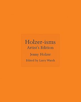 portada Holzer-Isms: Artist's Edition (Isms, 9) 