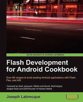 portada flash development for android cookbook