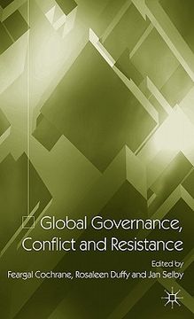 portada global governance, conflict and resistance (in English)