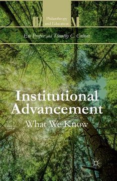 portada Institutional Advancement: What We Know (en Inglés)