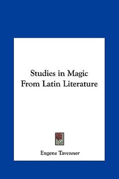 portada studies in magic from latin literature (en Inglés)