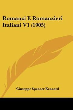 portada romanzi e romanzieri italiani v1 (1905) (en Inglés)