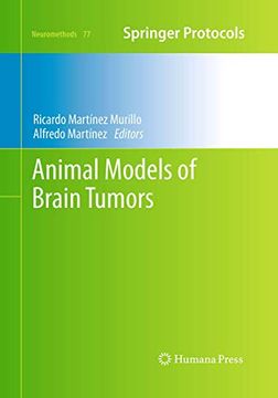 portada Animal Models of Brain Tumors (Neuromethods, 77) (en Inglés)