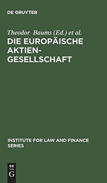 portada Die Europäische Aktiengesellschaft (en Alemán)