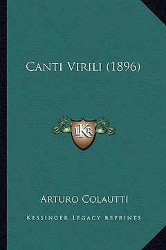 portada canti virili (1896) (en Inglés)