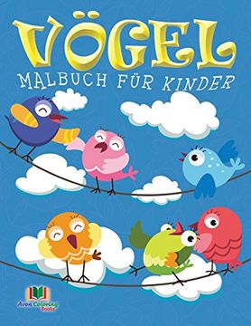portada Vogel Malbuch fur Kinder