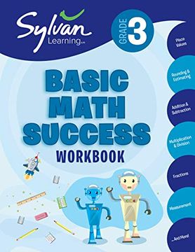 portada 3rd Grade Basic Math Success Workbook: Activities, Exercises, and Tips to Help Catch up, Keep up, and get Ahead (Sylvan Math Workbooks) (en Inglés)
