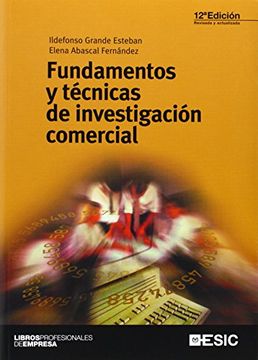 portada Fundamentos y técnicas de investigación comercial 12ª ed. (Libros profesionales) (in Spanish)