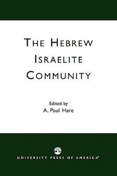 portada the hebrew israelite community (en Inglés)