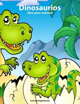 portada Dinosaurios libro para colorear 1