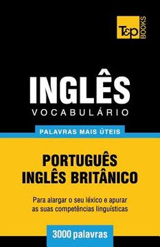 portada Vocabulário Português-Inglês britânico - 3000 palavras mais úteis (in Portuguese)