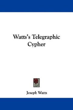 portada watts's telegraphic cypher (en Inglés)