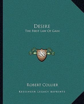 portada desire: the first law of gain (in English)