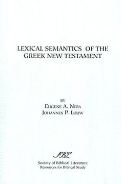 portada lexical semantics of the greek new testament (en Inglés)
