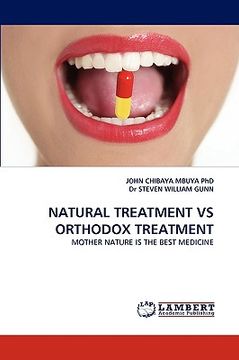 portada natural treatment vs orthodox treatment (en Inglés)