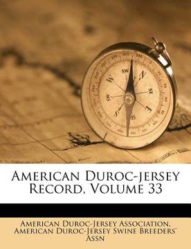 portada american duroc-jersey record, volume 33 (en Inglés)