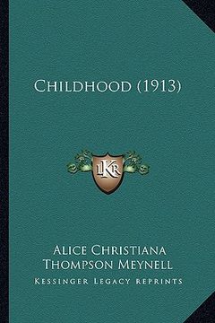 portada childhood (1913) (en Inglés)