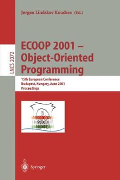 portada ecoop 2001 - object-oriented programming