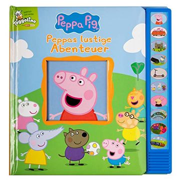 portada Peppa pig - Peppas Lustige Abenteuer - Vorlese-Pappbilderbuch mit 10 Fröhlichen Geräuschen (en Alemán)