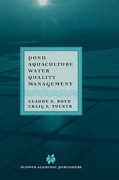 portada pond aquaculture water quality management (en Inglés)