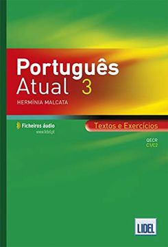 portada Portugues Atual: Book 3 + Ficheiros Audio - Textos e Exercicios (en Portugués)
