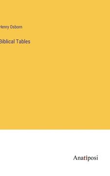 portada Biblical Tables (en Inglés)