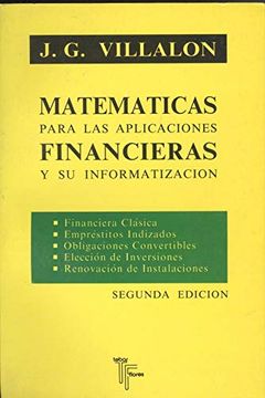portada Matematicas Para las Aplicaciones Financieras