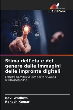 portada Stima dell'età e del genere dalle immagini delle impronte digitali (in Italian)