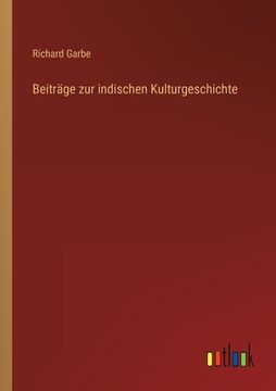 portada Beiträge zur indischen Kulturgeschichte (en Alemán)