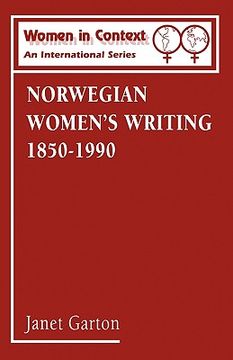 portada norwegian women's writing 1850-1990 (en Inglés)