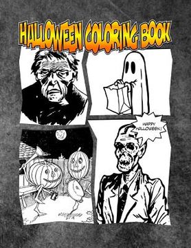 portada Halloween Coloring Book: The Spooktaculous Halloween Coloring Book Adventure You Now Want! (en Inglés)