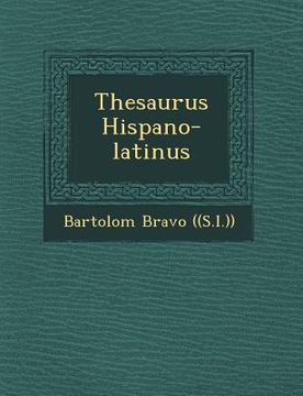 portada Thesaurus Hispano-Latinus (en Latin)
