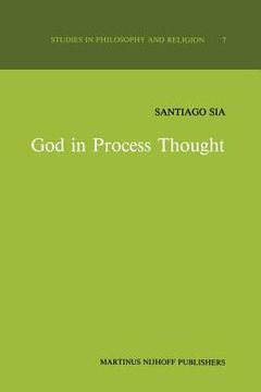 portada God in Process Thought: A Study in Charles Hartshorne's Concept of God (en Inglés)