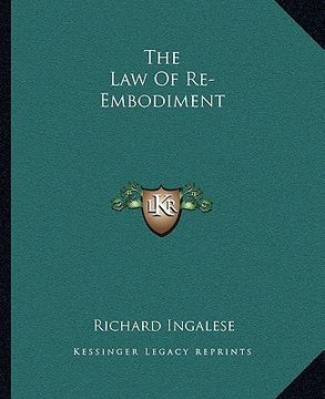 portada the law of re-embodiment (en Inglés)