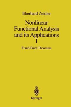 portada Nonlinear Functional Analysis and Its Applications: I: Fixed-Point Theorems (en Inglés)