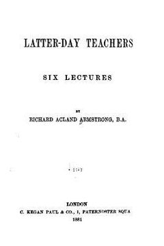 portada Latter-day Teachers - Six lectures (en Inglés)