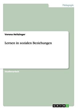 portada Lernen in Sozialen Beziehungen (German Edition)
