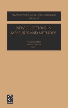 portada new directions in measures and methods (in English)