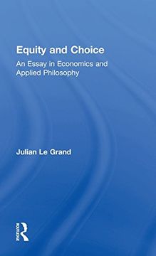 portada equity and choice: an essay in economics and applied philosophy (en Inglés)