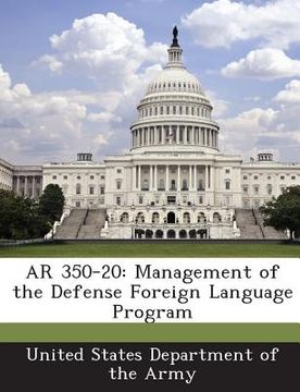 portada AR 350-20: Management of the Defense Foreign Language Program (in English)