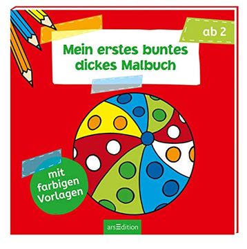 portada Mein Erstes Buntes Dickes Malbuch (Malbuch ab 2 Jahren) (en Alemán)