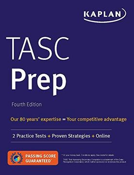 portada Tasc Prep: 2 Practice Tests + Proven Strategies + Online (Kaplan Test Prep) 