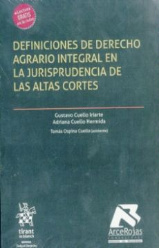 portada Definiciones de Derecho Agrario Integral en la Jurisprudencia de las Altas Cortes (in Spanish)