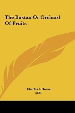 portada the bustan or orchard of fruits (in English)