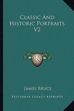 portada classic and historic portraits v2 (en Inglés)
