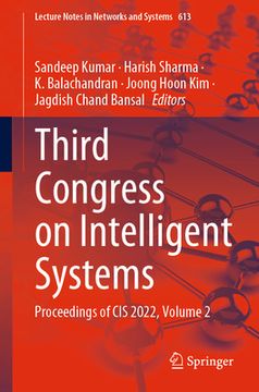portada Third Congress on Intelligent Systems: Proceedings of Cis 2022, Volume 2 (en Inglés)