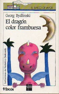 portada el dragón color frambuesa. ilustraciones de federico delicado. 9ª ed.