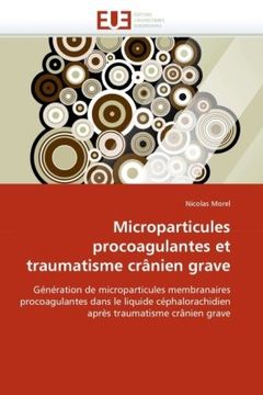 portada Microparticules Procoagulantes Et Traumatisme Cranien Grave